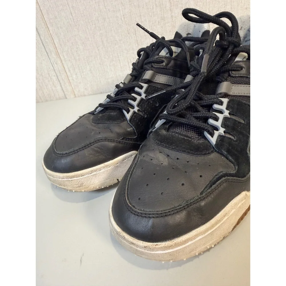 K-Swiss Match Rival Black Gray White Mens Size 9.5 Sneakers‎ 07154 005